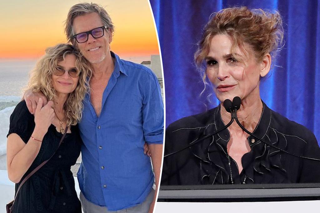 Kyra Sedgwick considers herself fortunate to have met husband Kevin Bacon
