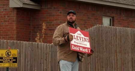 City commissioner associated with white nationalist group faces recall vote in Oklahoma town