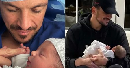 Peter Andre gives fans an update on baby’s name three weeks after welcoming his newest addition