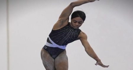 Gabby Douglas makes a comeback to gymnastics with sights set on the 2024 Olympics