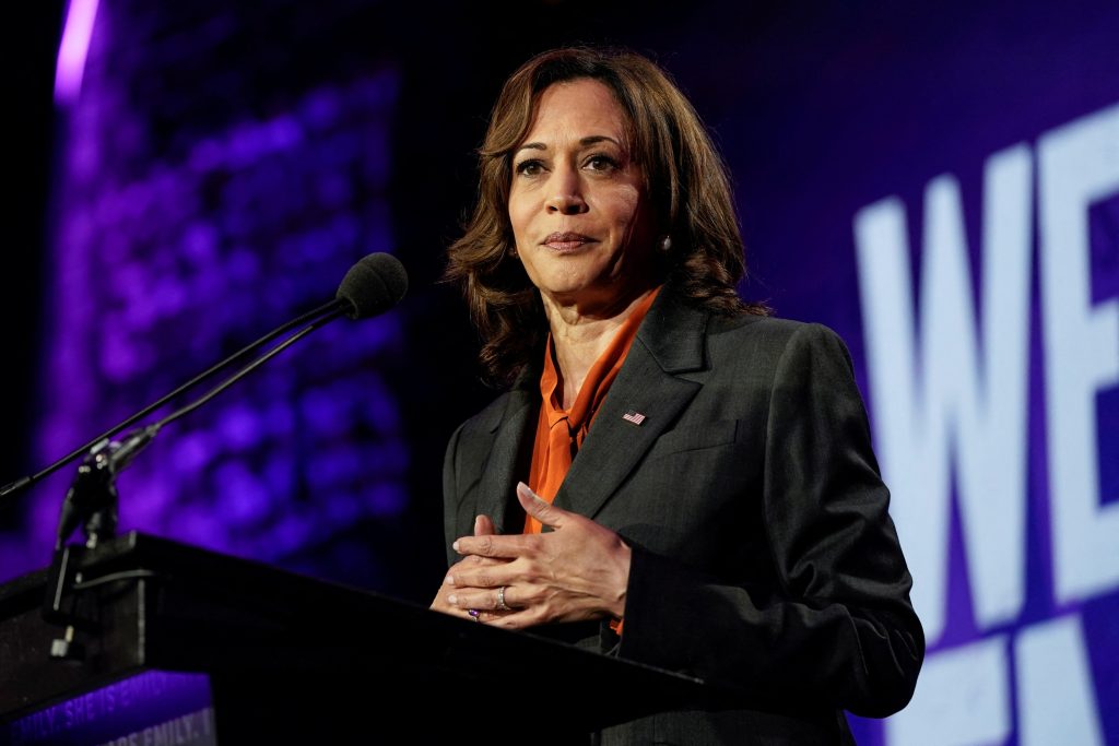 Vice President Kamala Harris falsely states that NCAA women’s tournament was omitted from brackets prior to 2022