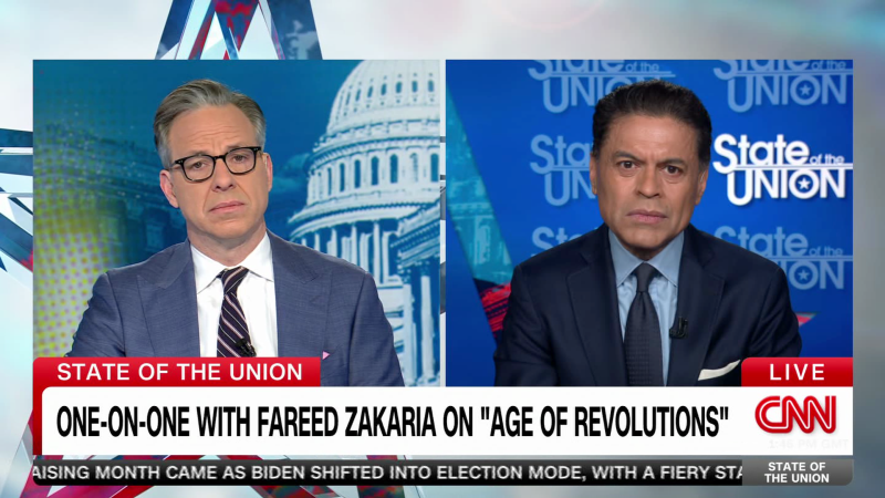 CNN’s Fareed Zakaria discusses the massive cultural backlash we are currently experiencing in his new book