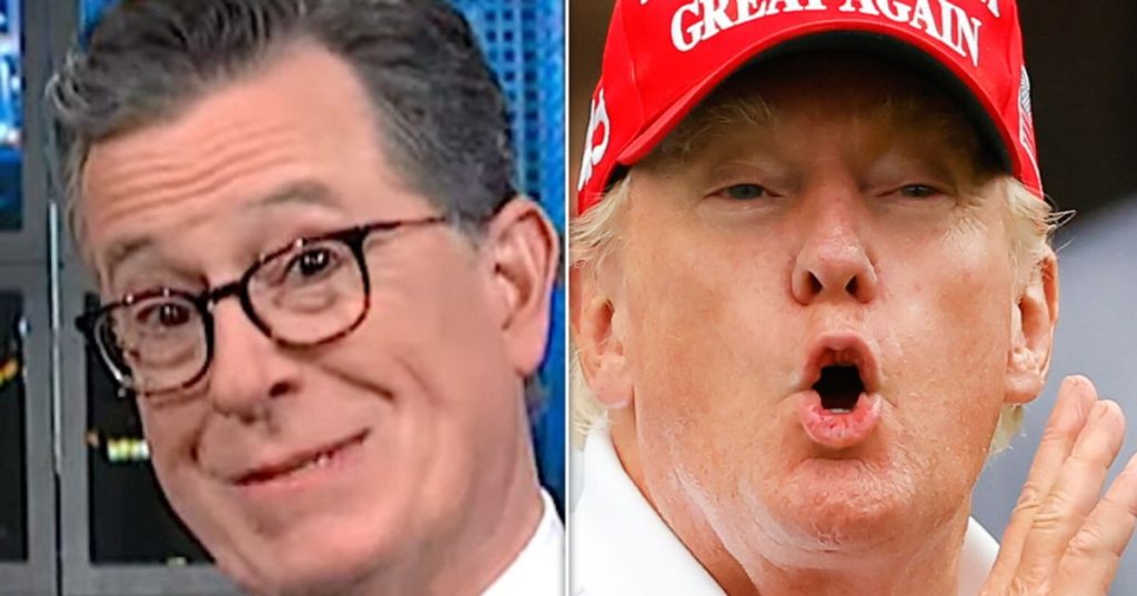 Stephen Colbert is bewildered by Trump’s latest legal assertion