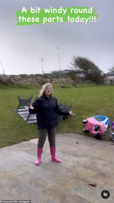 Vanessa Feltz Faces Storm Kathleen, Unveils Garden Damage at Her Irish Home Amid Severe Weather