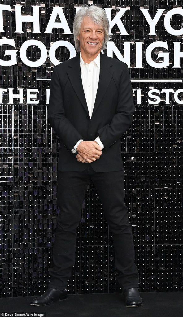 Jon Bon Jovi, 62, reunites with bandmates for UK premiere of new Disney+ series documenting band’s 40-year journey – announces daughter’s upcoming wedding