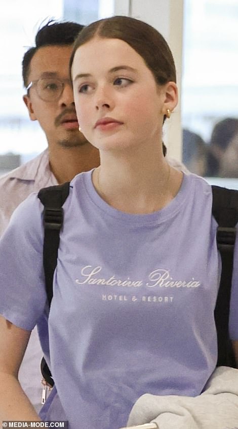 Faith, 13, Bears Striking Resemblance to Nicole Kidman as She Leaves Australia with Keith Urban