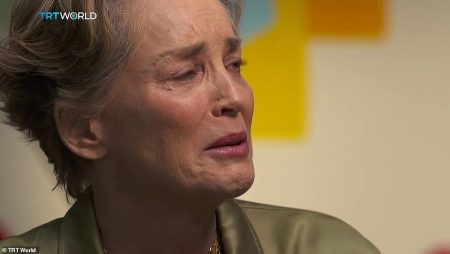 Sharon Stone, 66, sheds tears during heartfelt moment as she reveals the people she values most: ‘They understand me and I understand them’