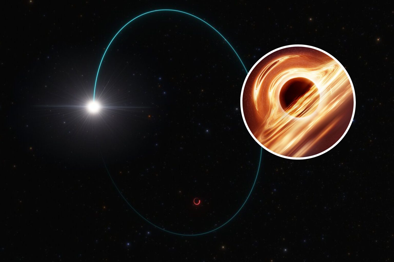 Astronomers Uncover Massive Stellar Black Hole in Nearby Galaxy