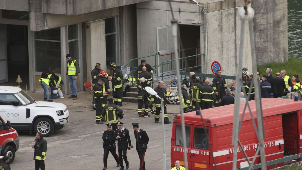 Explosion at hydroelectric plant in Italy leaves at least 3 dead and 4 missing