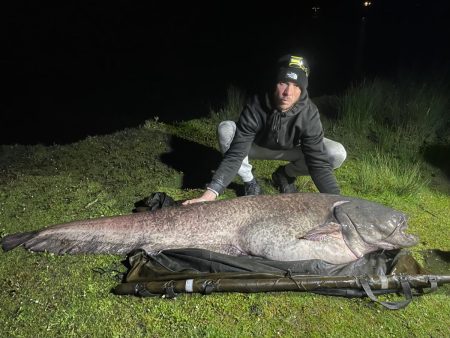 UK lake sees new record set with massive 143-pound catfish caught