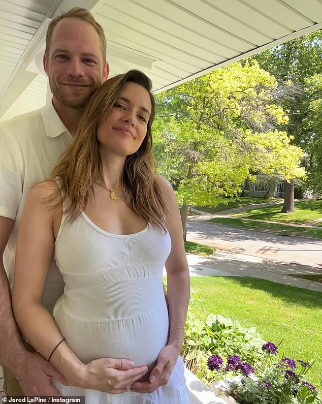 Former Chicago Med star Torrey DeVitto flaunts her growing baby bump and announces pregnancy: ‘Excited for baby girl arriving in November!’