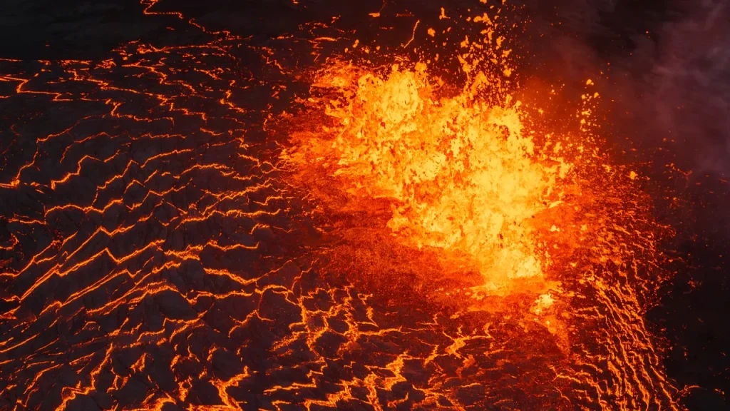 Iceland volcano continues to release lava after eruption