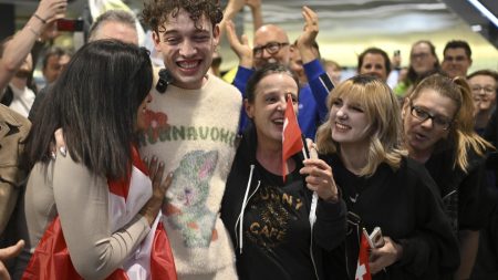 Swiss fans prepare to welcome Eurovision champion Nemo back to Switzerland