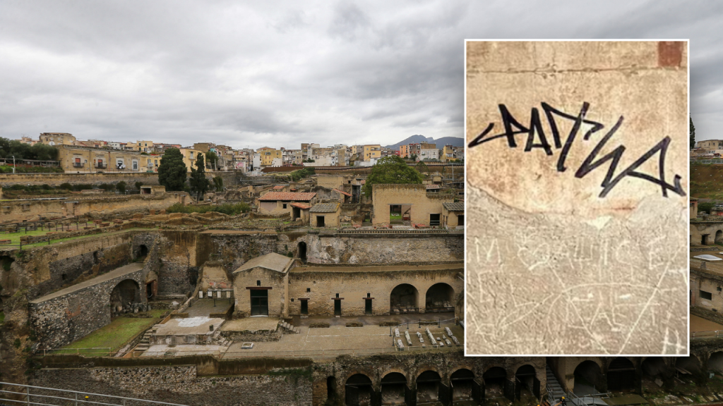 Italian Authorities Angered by Tourist Vandalizing Ancient Roman Wall during Vacation