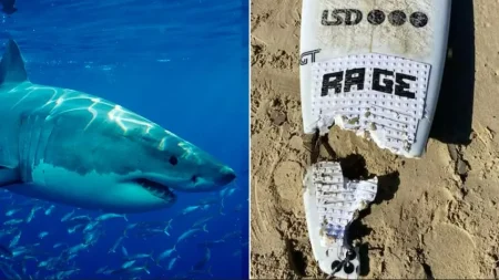 Off-duty police officer rescues Australian surfer after shark attack, doctors aim to reattach severed leg