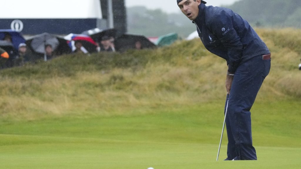 Horschel takes the lead in British Open amid erratic weather and high scores at Royal Troon