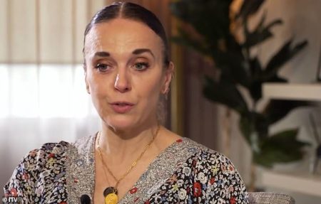 rewrite this title Amanda Abbington ‘is questioned for a second time’ by the BBC over her claims Giovanni Pernice made crude remarks amid Strictly misconduct probe