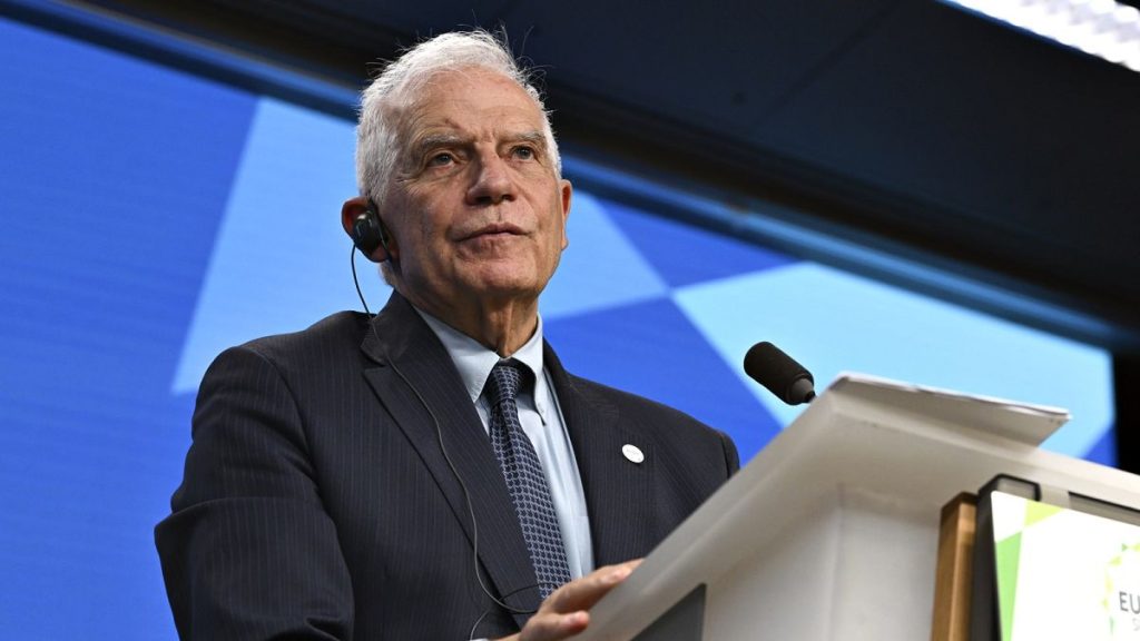 Borrell recommends halting political discussions between EU and Israel due to Gaza conflict