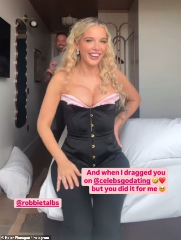 Helen Flanagan flaunts ample cleavage in revealing corset for boyfriend Robbie Talbot’s birthday dinner, takes aim at ex Scott Sinclair