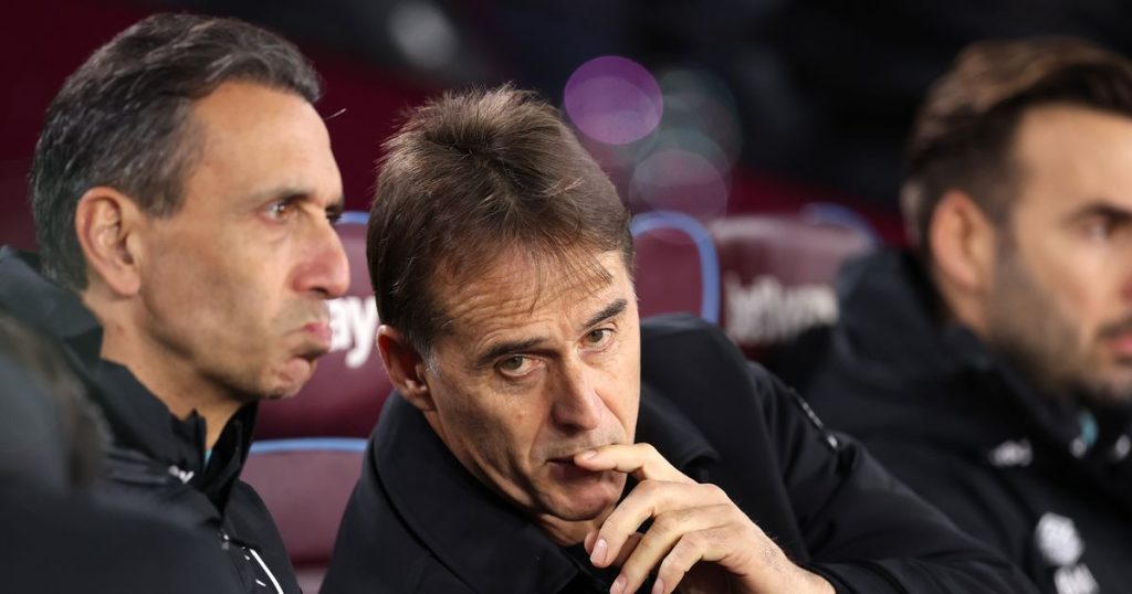 Julen Lopetegui’s Future at West Ham in Question as Ex-Chelsea Boss Lurks Nearby and He is Given Two Games to Save Job