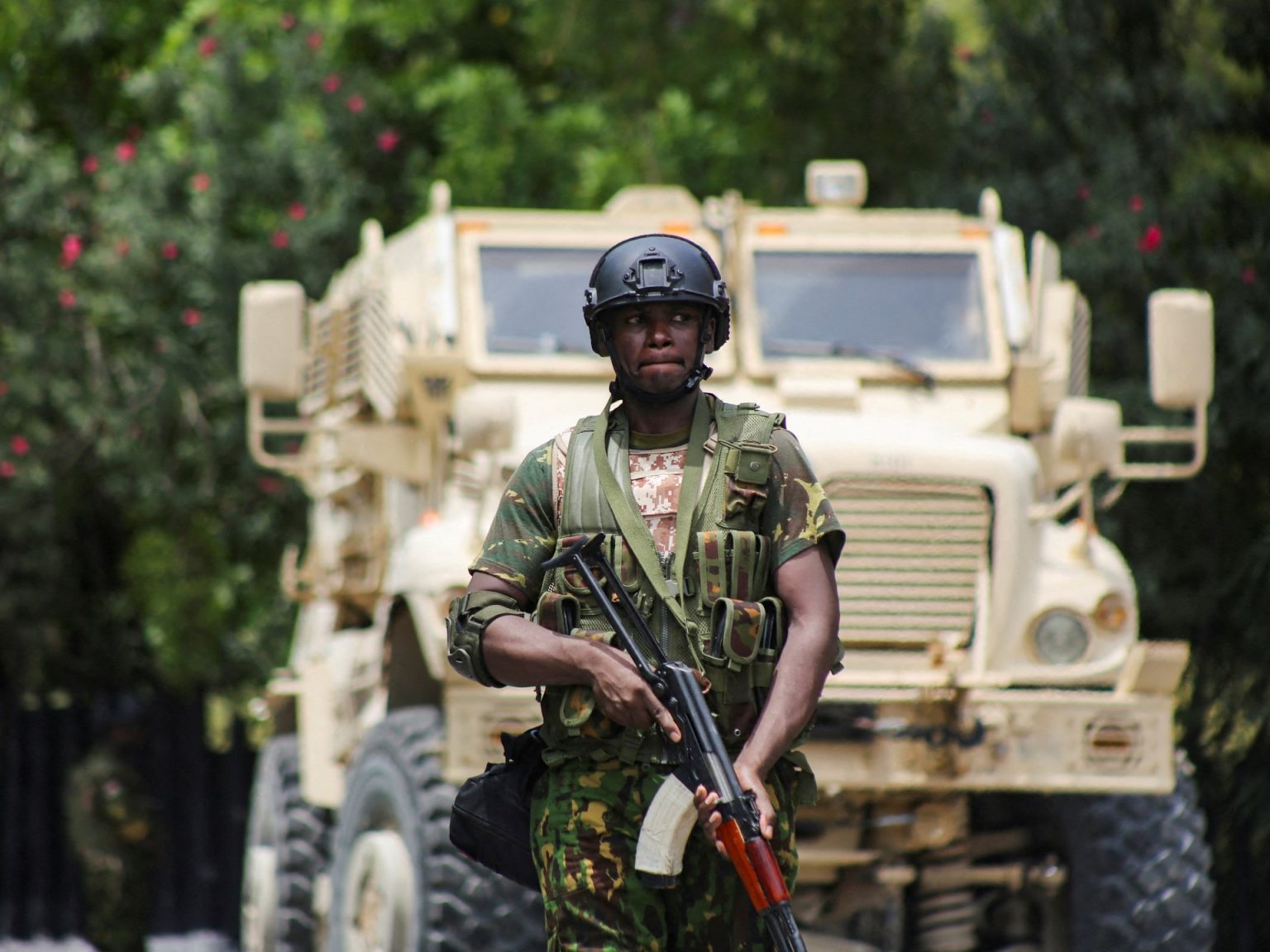 rewrite this title Haiti’s multinational police mission denies reports of unpaid wages