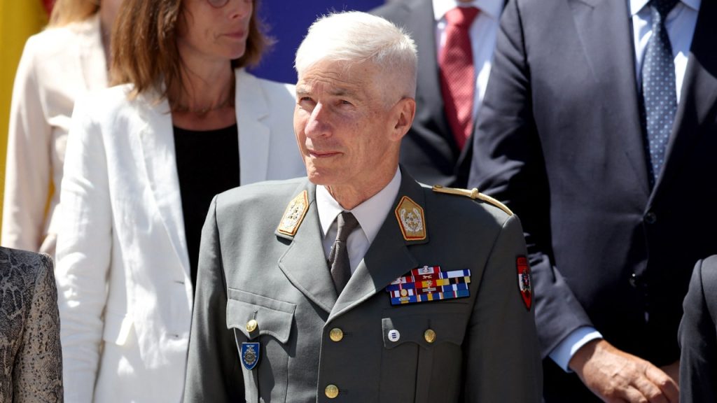 rewrite this title EU military chief says it would make sense to put European troops in Greenland, Welt reports