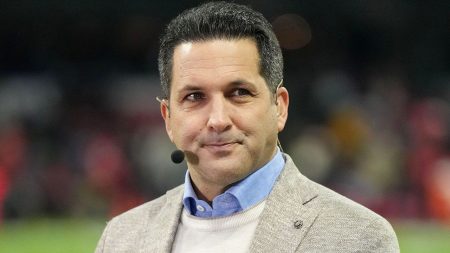 rewrite this title ESPN's Adam Schefter under fire for using Patrick Mahomes as reference for possible NFL change