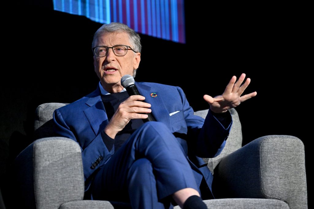 rewrite this title Bill Gates Blasts Elon Musk: ‘Really Insane’