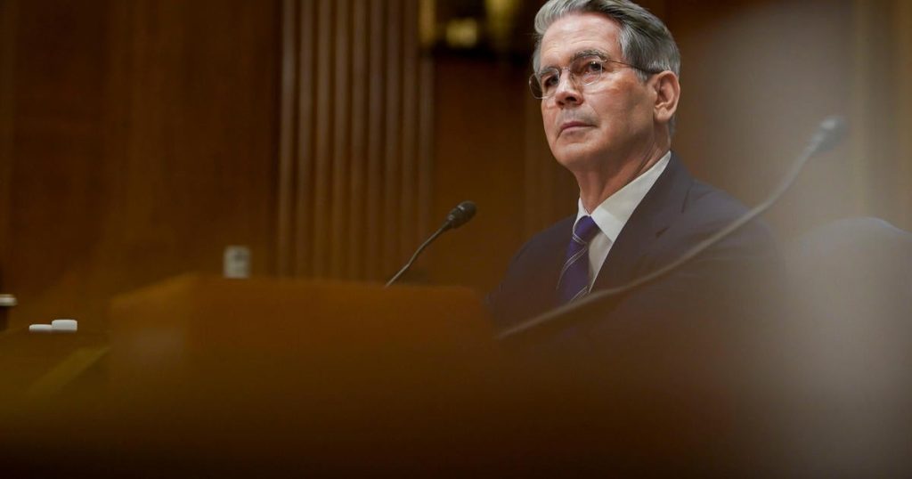 rewrite this title Senate to vote on Scott Bessent confirmation for Treasury secretary