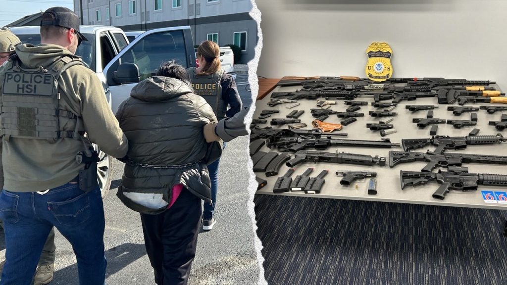 rewrite this title More illegal migrants busted running massive gun-running operations