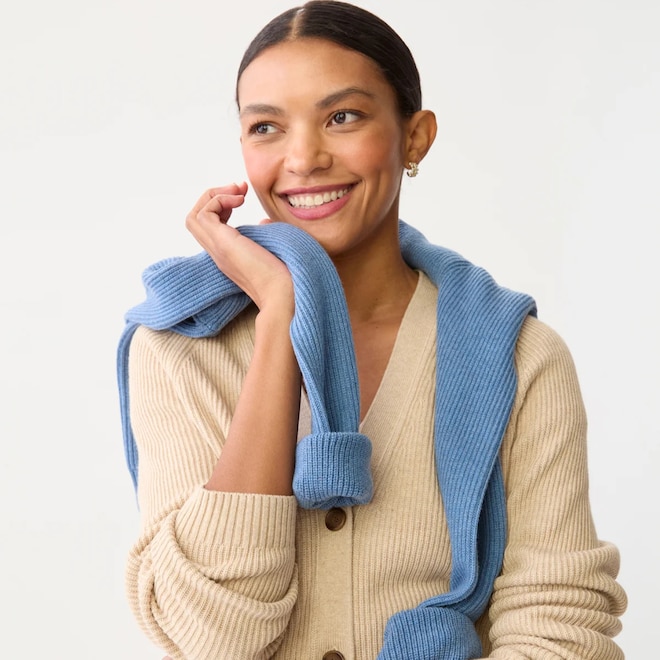 rewrite this title J.Crew Outlet Sale: 60% off Everything Means $19 Sweaters & More