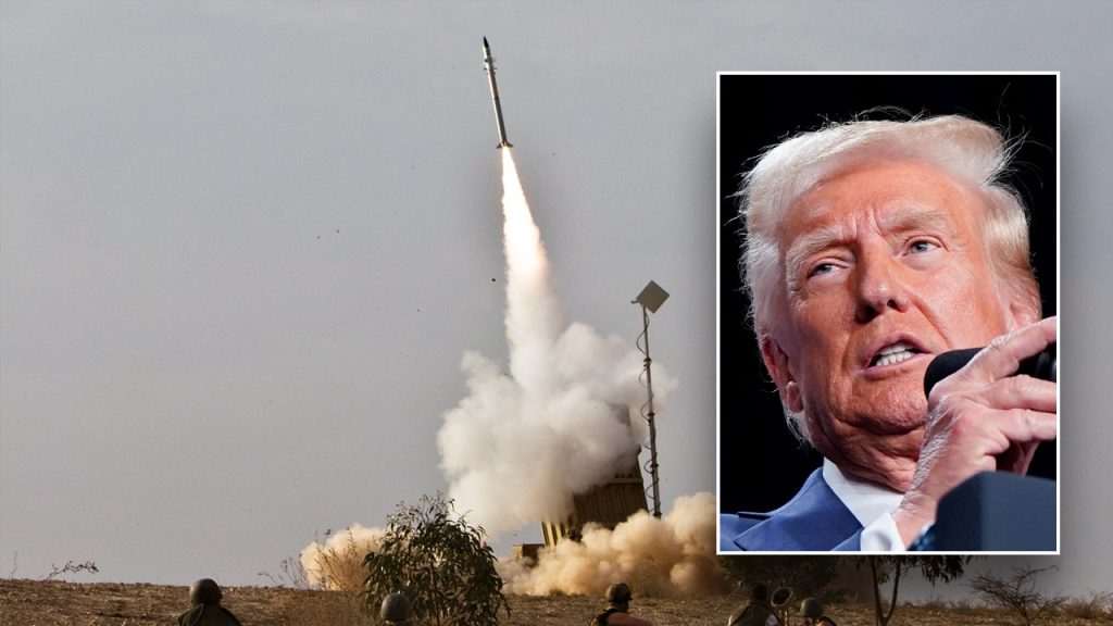 rewrite this title Trump says that Iron Dome construction will be 'immediate,' signs executive order