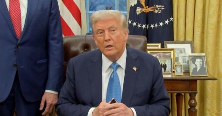 rewrite this title Trump administration planning to implement sweeping tariffs Saturday