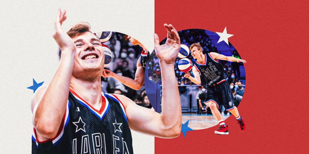 rewrite this title How a Polish Harlem Globetrotter literally trotted the globe to become a megastar