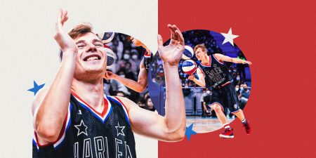 rewrite this title How a Polish Harlem Globetrotter literally trotted the globe to become a megastar