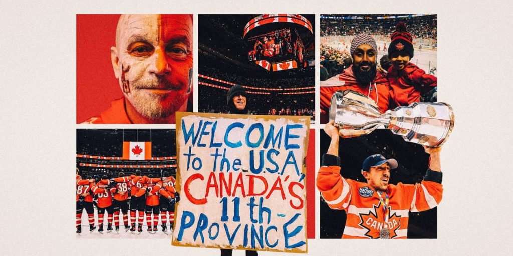 rewrite this title Amid the 4 Nations noise, Canada reclaims its throne as ‘the king of hockey’