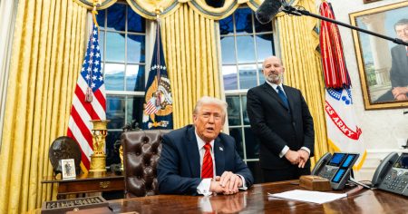 rewrite this title Trump’s Ultimatum to Hamas, and Showdown Looms Between White House and the Courts