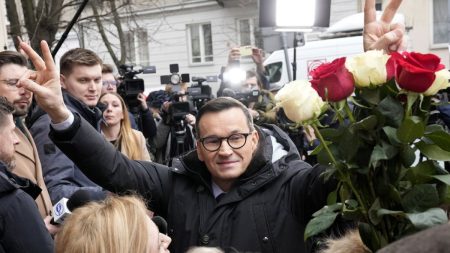 rewrite this title Former Polish PM Morawiecki faces prison over alleged abuse of power