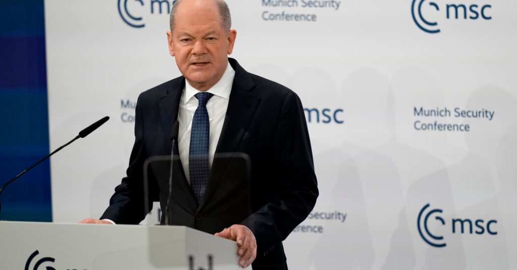 rewrite this title German Chancellor Rebukes Vance for Supporting Party That Downplays Nazis