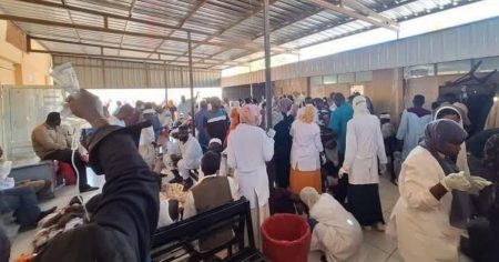 rewrite this title in english Sudan, attacco al mercato di Omdurman: oltre 50 morti, 158 feriti. MsF: “Obitorio pieno di cadaveri”