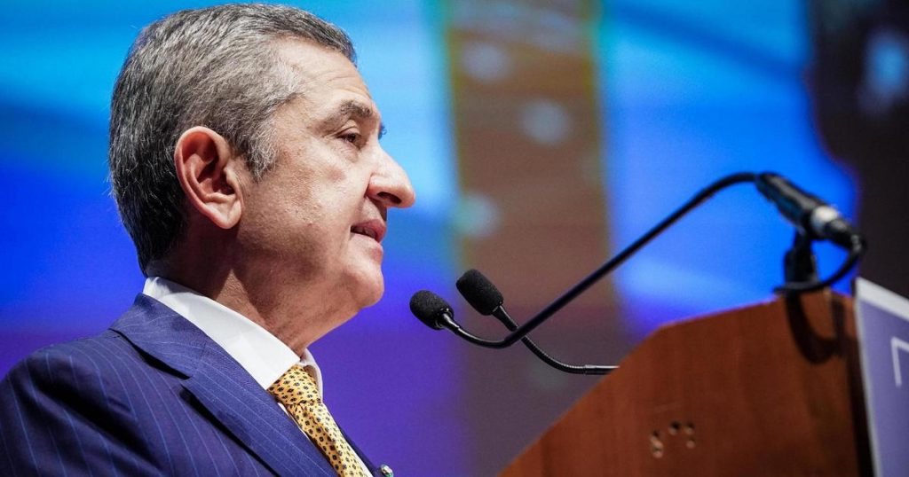 rewrite this title in english Il governatore della Banca d’Italia Panetta: “In Italia e Germania impatto maggiore dei dazi USA”