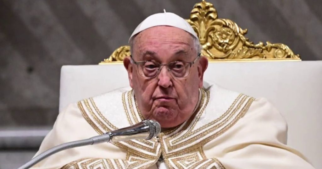 rewrite this title Pope Francis ‘condition remains critical’