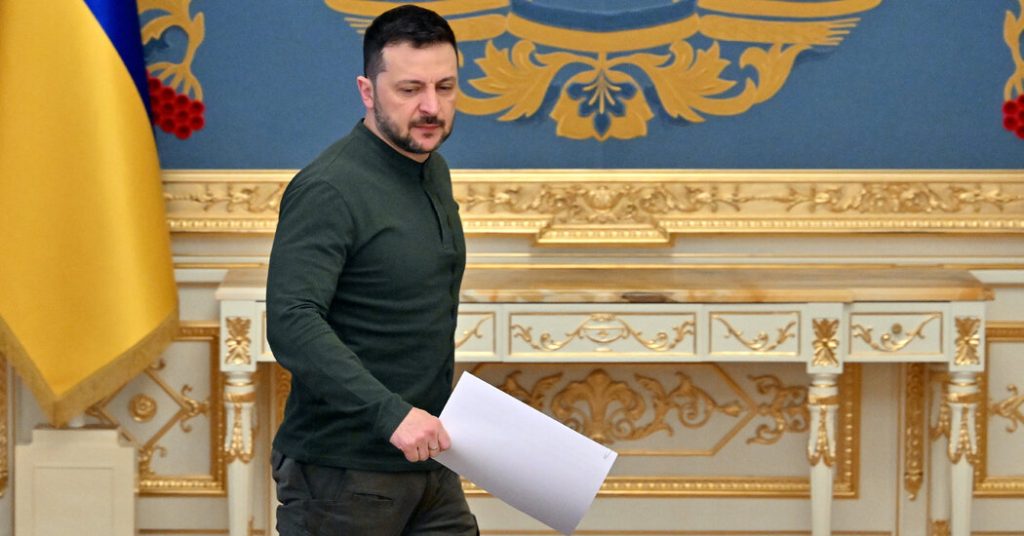 rewrite this title Zelensky Offers to Step Down, if Ukraine Can Join NATO