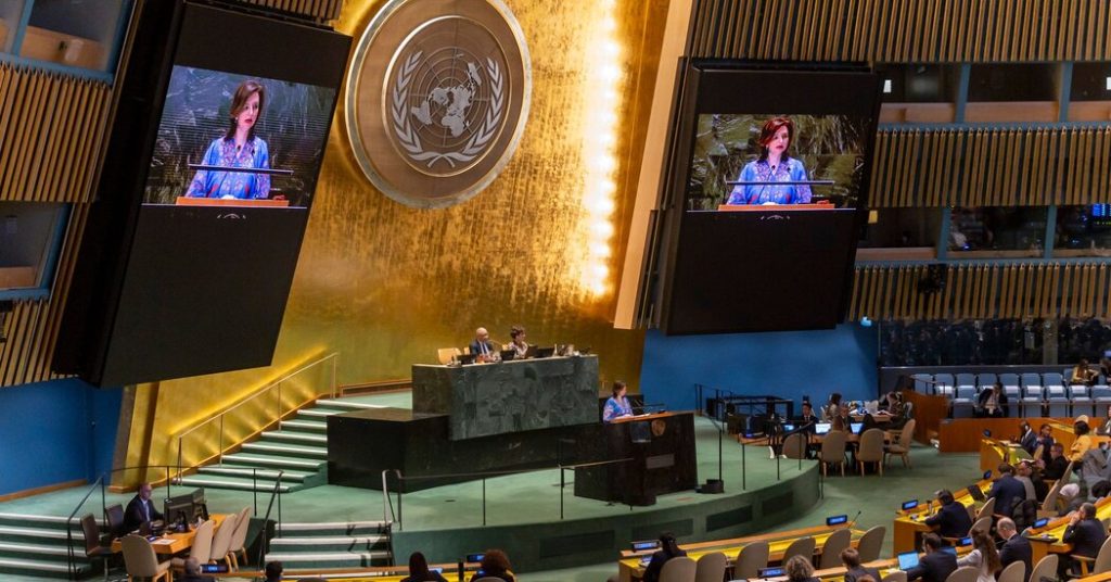 rewrite this title U.S. Clashes With European Allies at the U.N. Over Ukraine