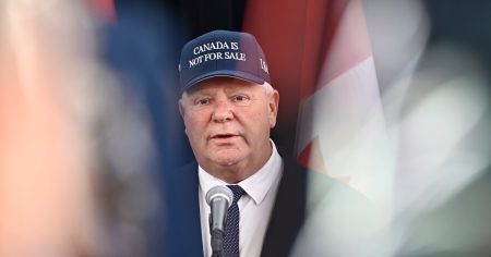 rewrite this title Ontario to remove U.S. alcohol from shelves after Trump’s tariffs announcement