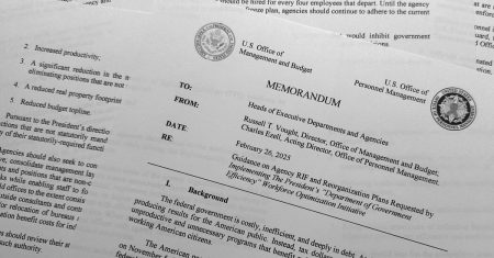 rewrite this title Trump and DOGE Escalate Layoffs of Federal Workers