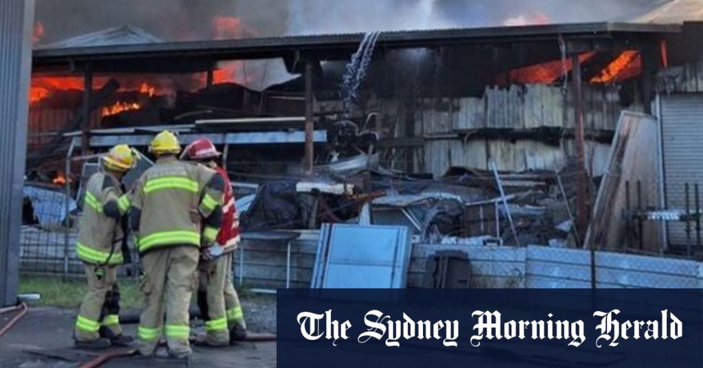 rewrite this title Probe continues after crime scene declared at site of blaze