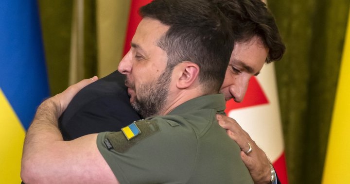 rewrite this title Trudeau expected to travel to Ukraine as envoy calls on Canada to ‘step up’