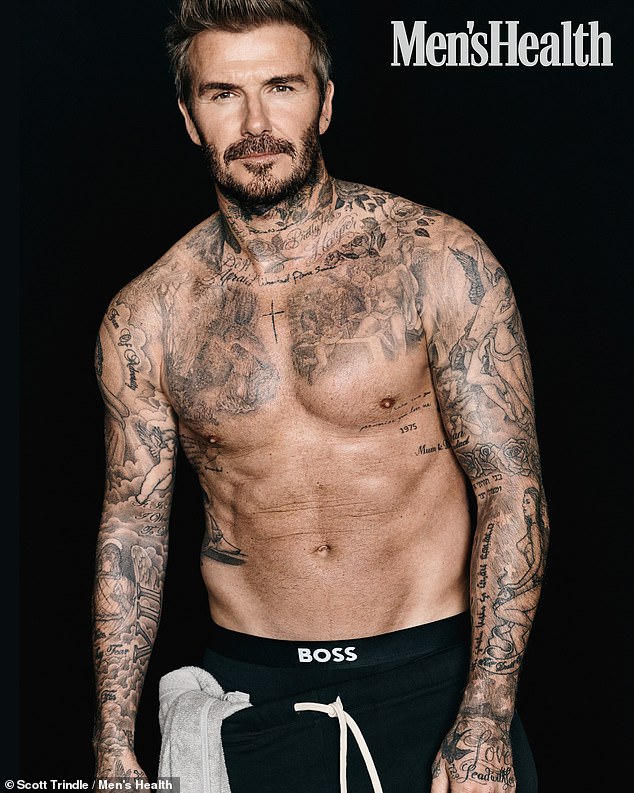 rewrite this title David Beckham, 49, details shocking back-breaking injury and reveals the secret thing he’s doing to keep in shape as he strips off in ANOTHER risqué shoot for Men’s Health UK