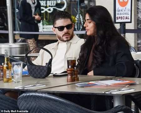 rewrite this title Married At First Sight’s Paul Antoine and Carina Mirabile spotted having lunch with co-stars moments before THAT incident